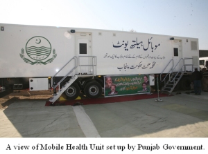 Punjab Mobile Health unit Caravan